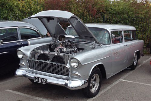 Chevys 55 Chevy Wagon Supercharged