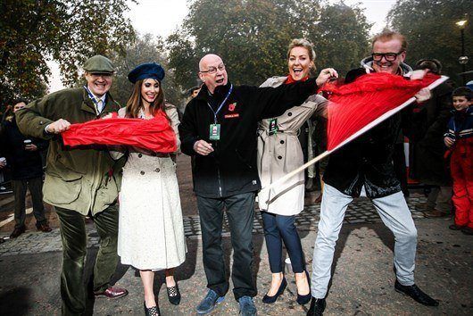 Robert Brookes , Alex Jones , Ken Bruce , Natalie Lowe , Chris Evans