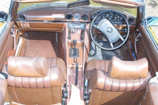 Merc 450SL Interior