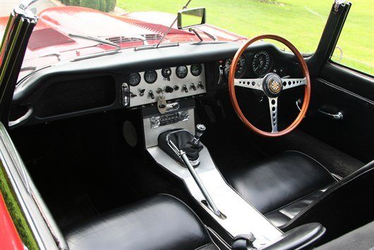 1961 Jaguar E-Type Series 1 Roadster Interior