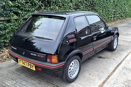 1989 Peugeot 205 GTi 1.6 Rear