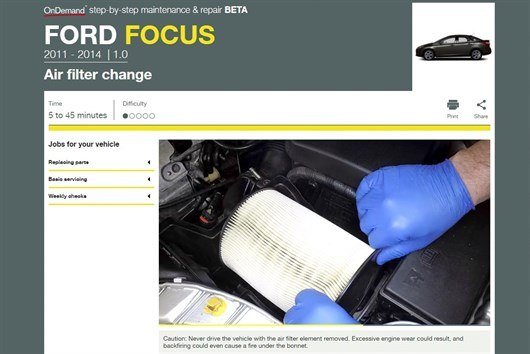 Ford Focus Air Filter