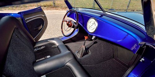 Rick Dore 's Shangri La 1936 Cadillac Cockpit