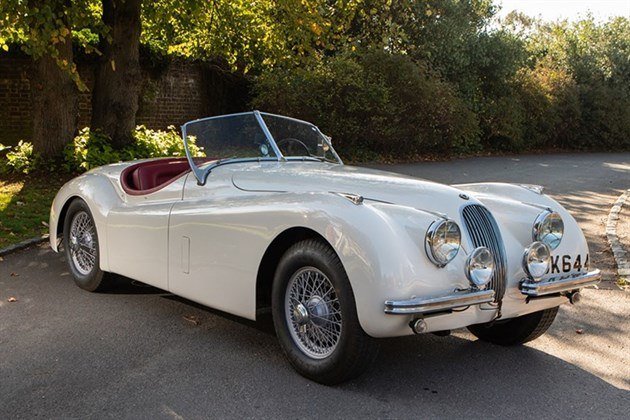 Jaguar XK120 SE Roadster 1952 White Historicsjpg