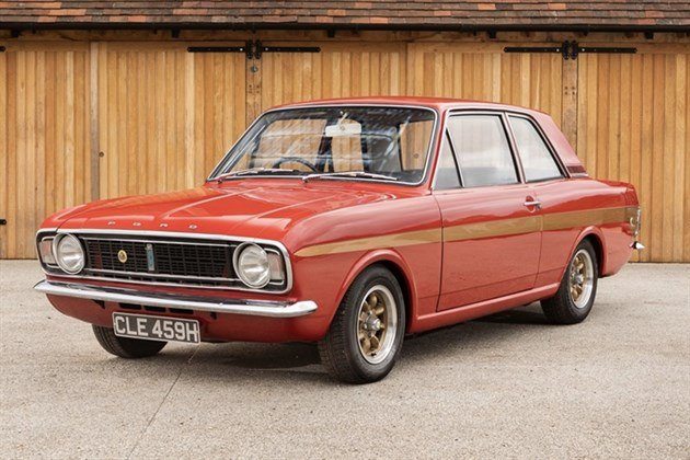 Ford Lotus Cortina Mk 2 F34 Red Historics 