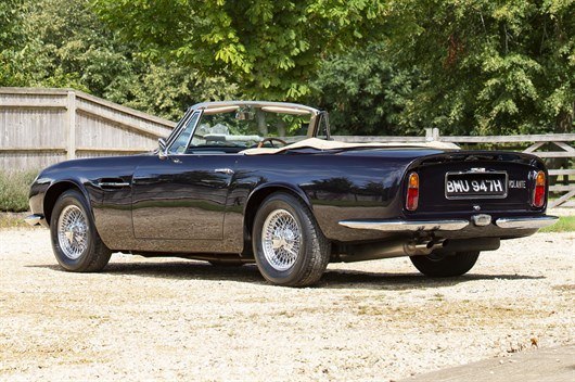 1969 Aston Martin DB6 Mark 2 Volante Rear 3_4