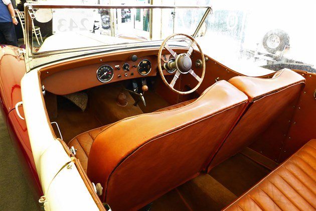 AC Buckland Tourer Interior 1950 Historics