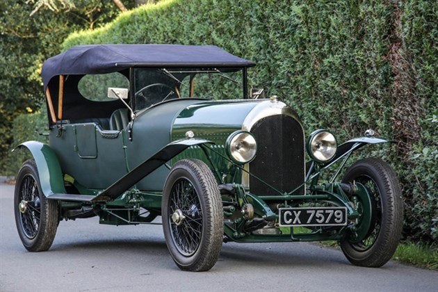 Bentley 3 Litre Tourer 1925 Hood Up Historics