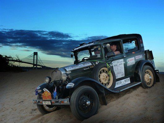 Vintage Adventurer Sets Off On Ocean 2Ocean Challenge