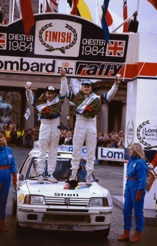 1984.RAC.Rally .Vatanen .podium