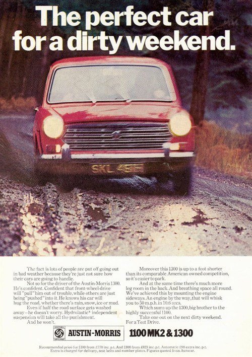 Classic Ad (Austin -Morris 1300)