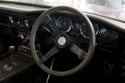 Aston Martin DBS Barn Find Cockpit