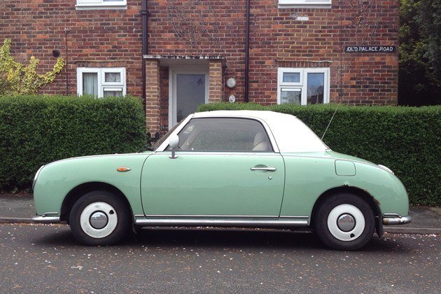 Nissan Figaro Green Side