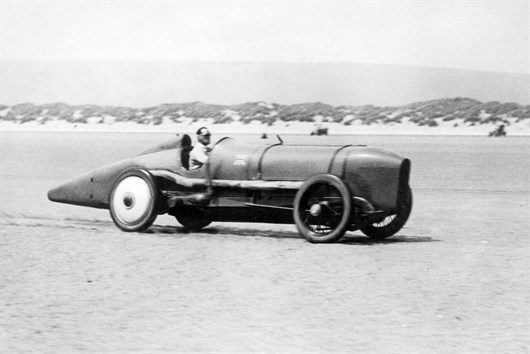 Malcolm Campbell At Pendine.
