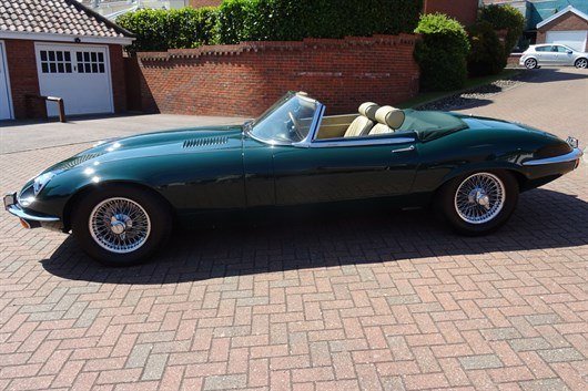 1973 JAGUAR E-TYPE SERIES III V12 ROADSTER MANUAL Side 2 MR