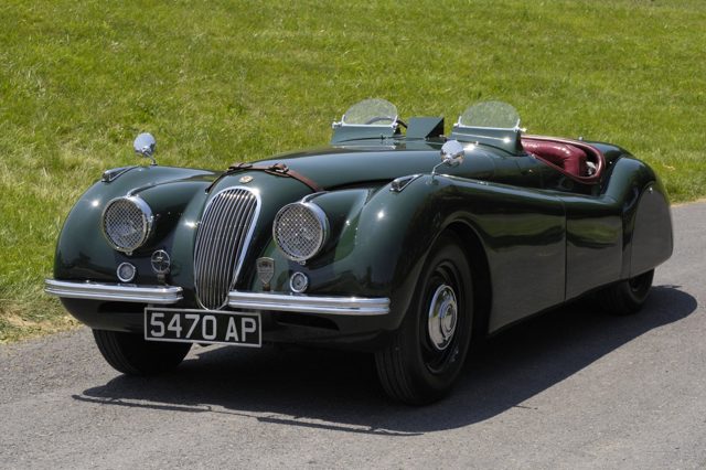 Miniature Jaguar XK120 OTS Bronze 1948 - Cult Models 1/18 - Résine - Précommande