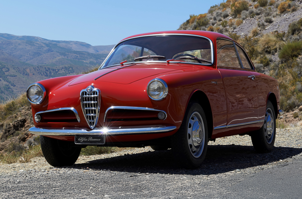 Alfa Romeo Giulietta Solido - 1/43 - Brésil - Collection Brosol - Blanc